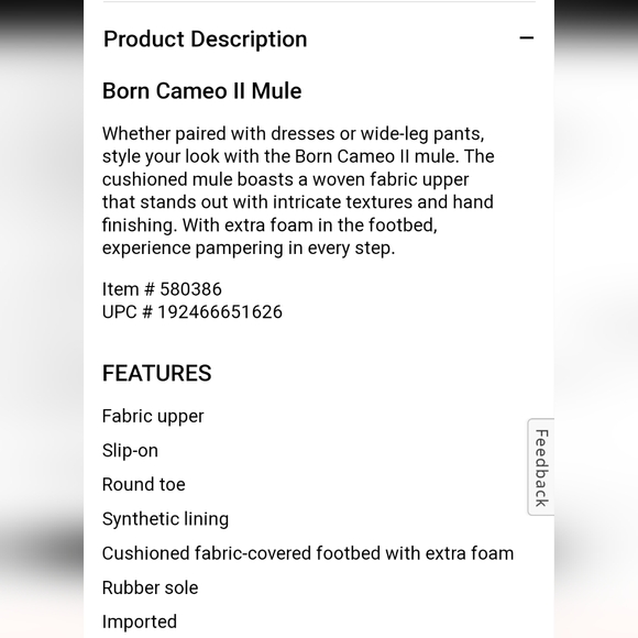 Born Cameo 2 Black Woven Loafer Slide in shoes. Women's Size 9 - Picture 2 of 14